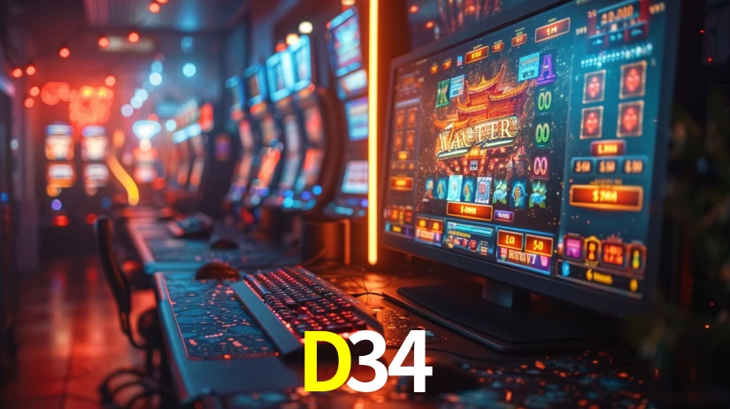Sinta a adrenalina dos jogos de cassino com D34